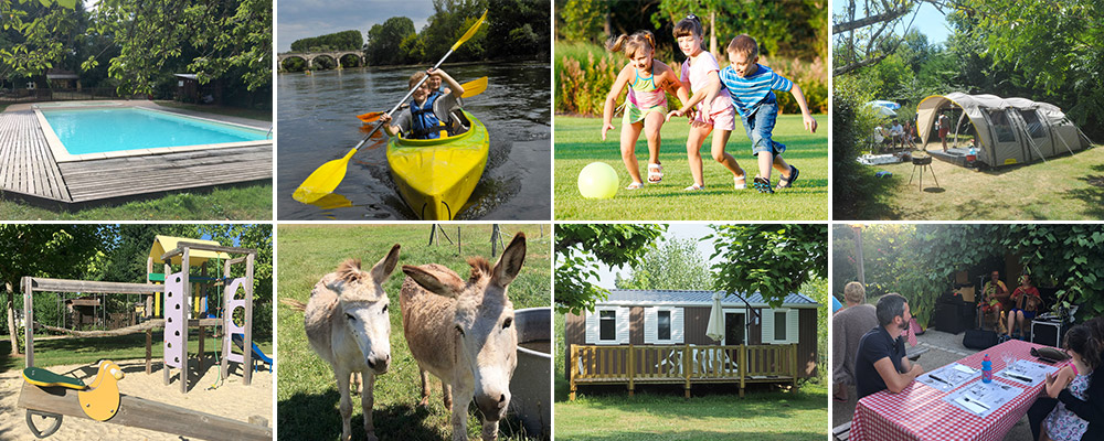 Camping piscine chauffée